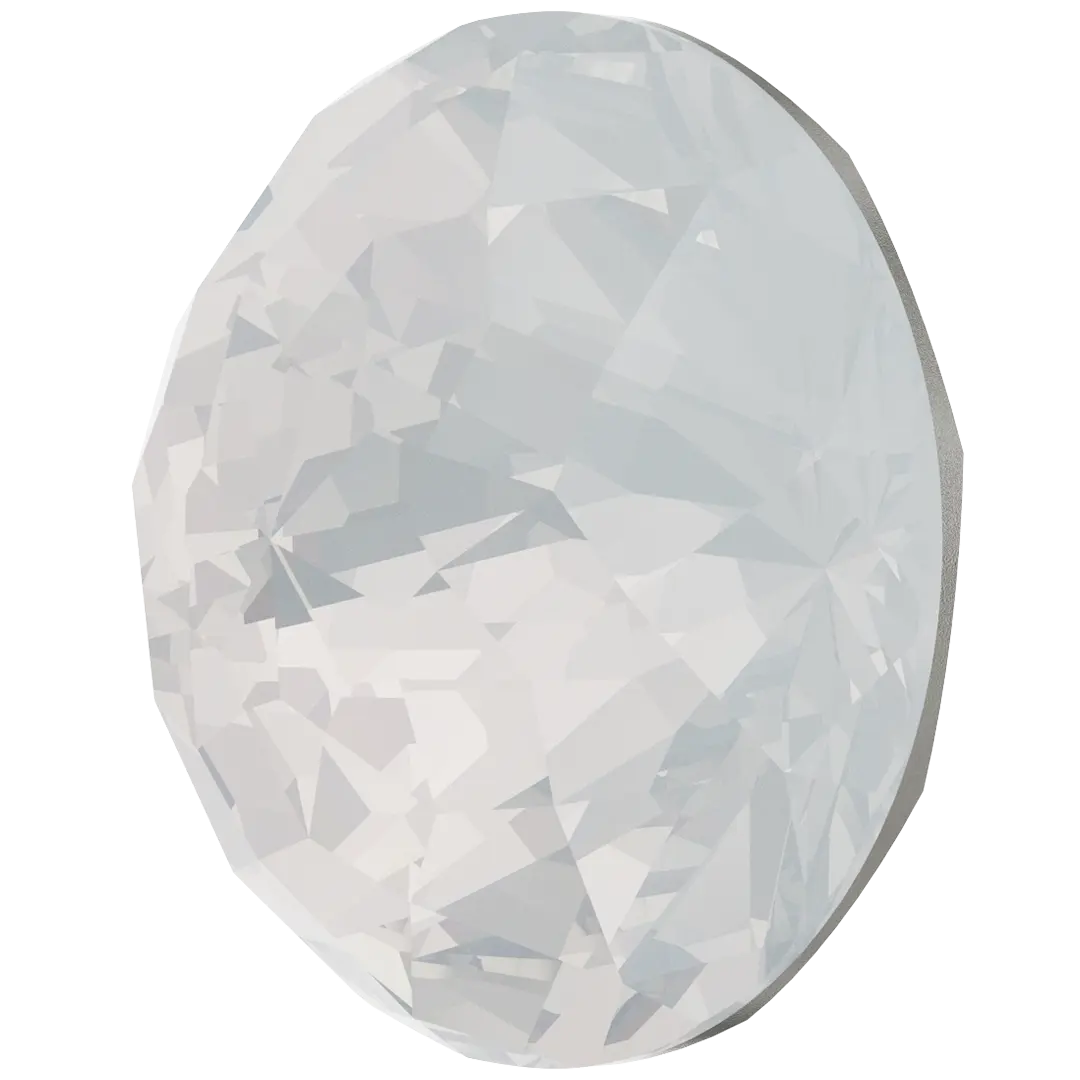 Serinity Chatons Round Stones Brilliant (1400) White Opal - Bluestreak Crystals