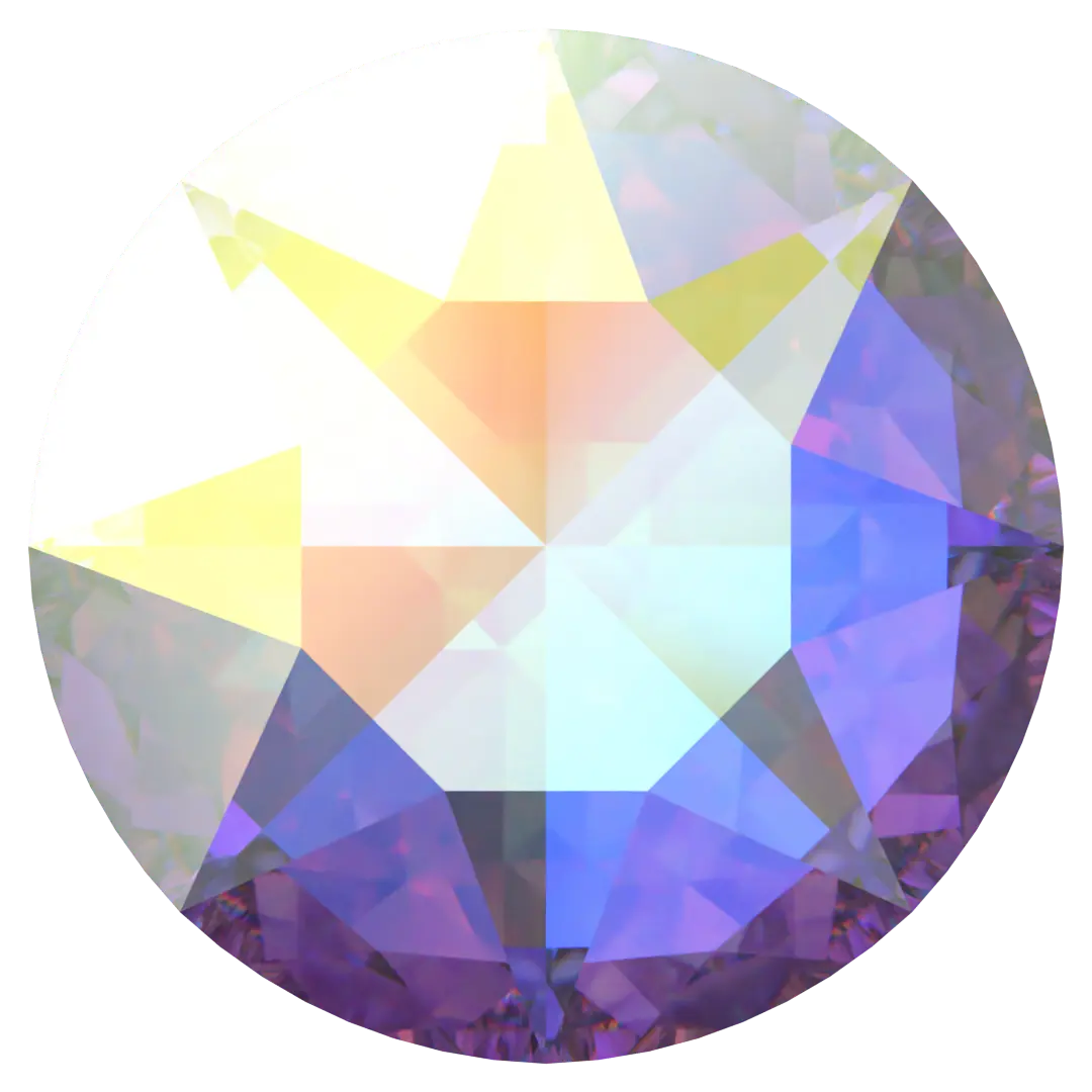 Serinity Chatons Round Stones Light Cut (1098) Crystal AB - Bluestreak Crystals