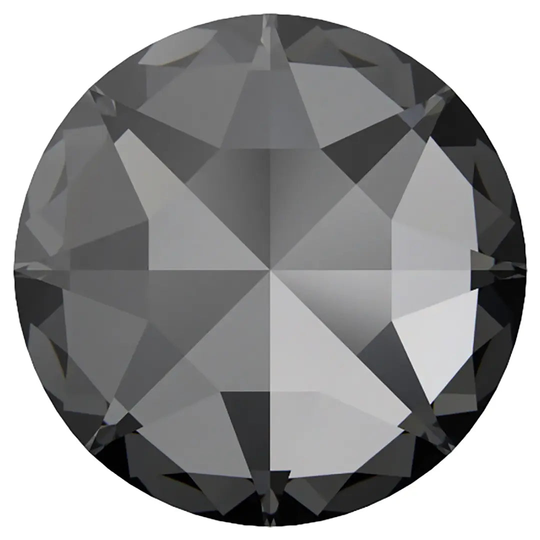 Serinity Chatons Round Stones Light Cut (1098) Crystal Silver Night - Bluestreak Crystals