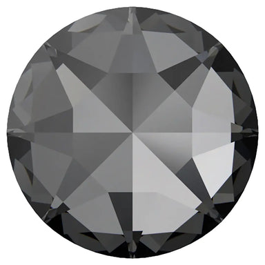 Serinity Chatons Round Stones Light Cut (1098) Crystal Silver Night - Bluestreak Crystals