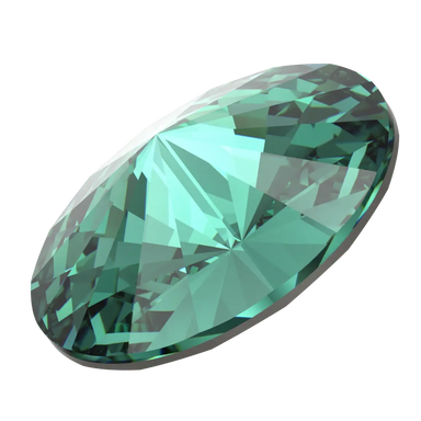 Serinity Chatons Round Stones Rivoli (1122) Caribbean Green - Bluestreak Crystals