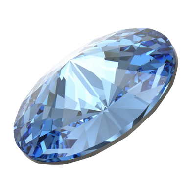 Serinity Chatons Round Stones Rivoli (1122) Cool Blue - Bluestreak Crystals