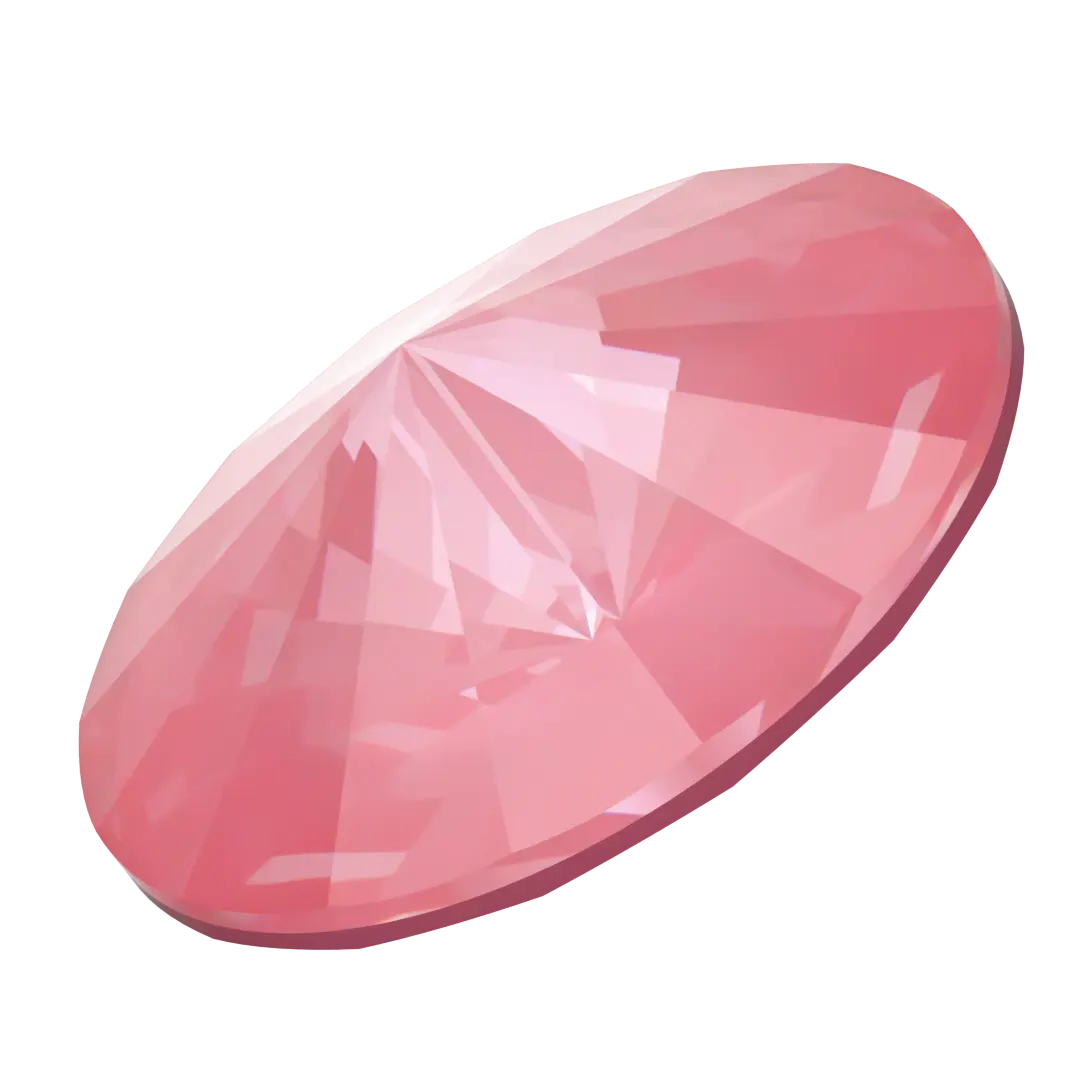 Serinity Chatons Round Stones Rivoli (1122) Crystal Dahlia Ignite UNFOILED - Bluestreak Crystals