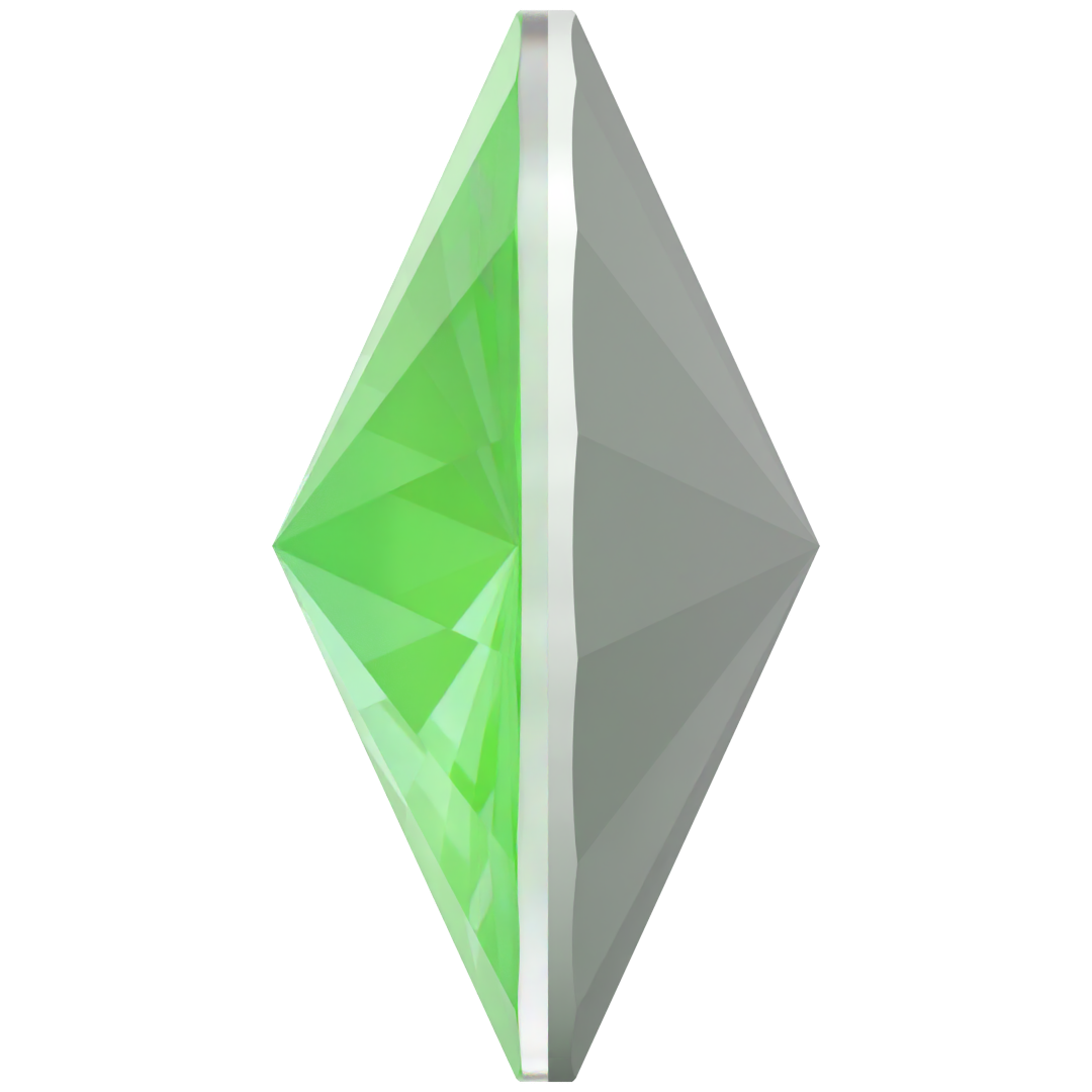 Serinity Chatons Round Stones Rivoli (1122) Crystal Electric Green Ignite UNFOILED - Bluestreak Crystals