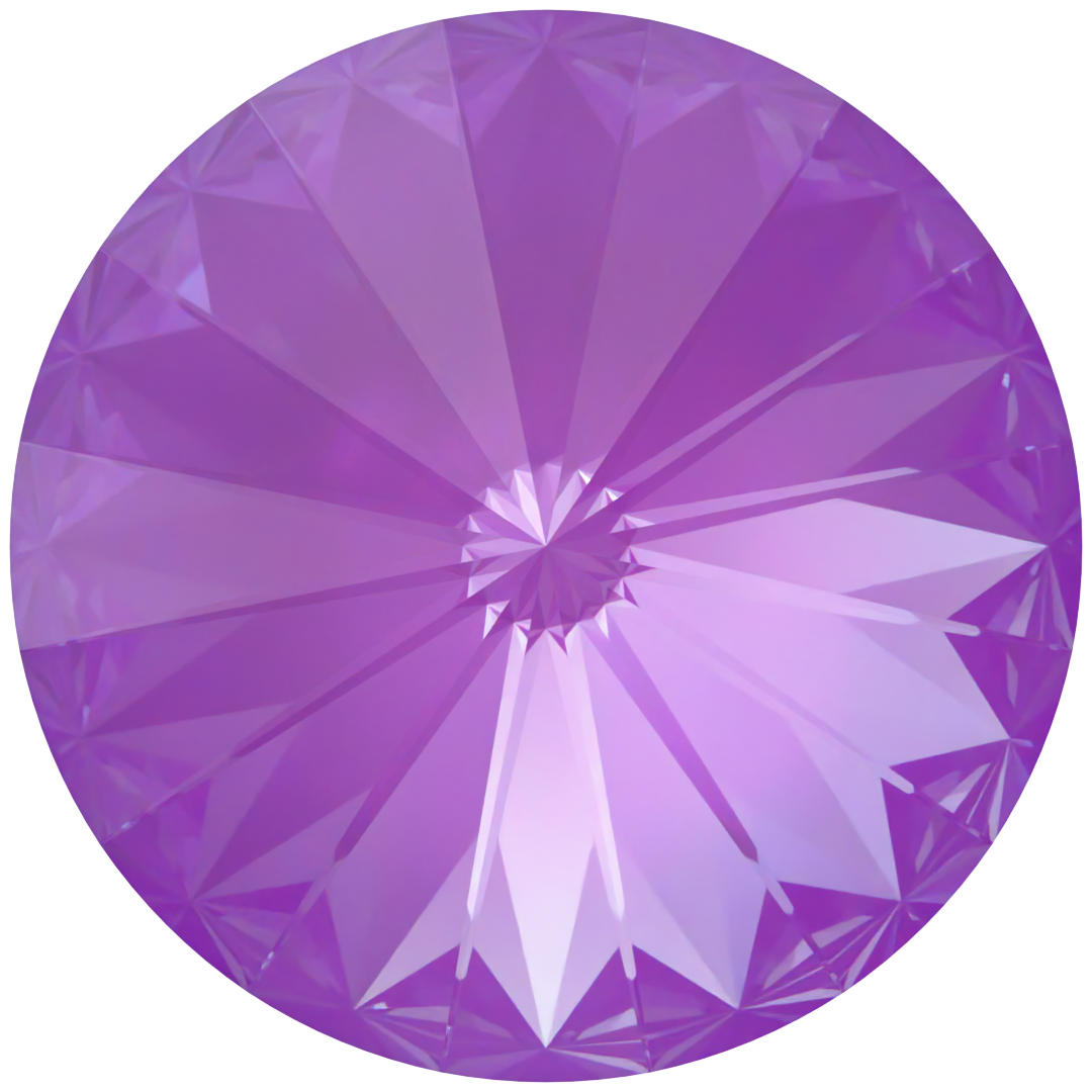 Serinity Chatons Round Stones Rivoli (1122) Crystal Electric Violet Ignite UNFOILED - Bluestreak Crystals