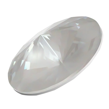 Serinity Chatons Round Stones Rivoli (1122) Crystal Electric White Ignite UNFOILED - Bluestreak Crystals