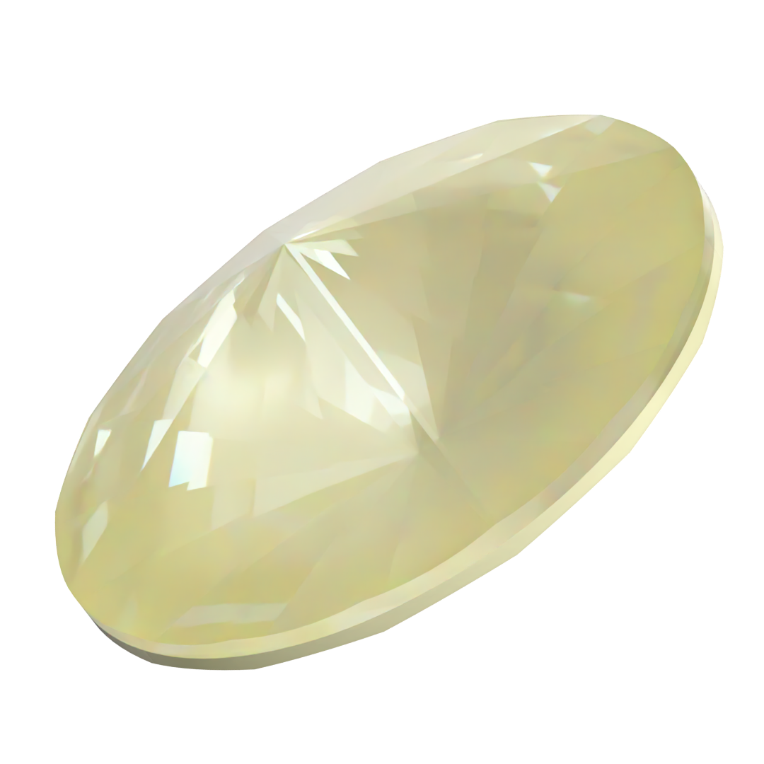 Serinity Chatons Round Stones Rivoli (1122) Crystal Soft Yellow Ignite - Bluestreak Crystals