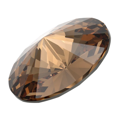 Serinity Chatons Round Stones Rivoli (1122) Light Smoked Topaz - Bluestreak Crystals