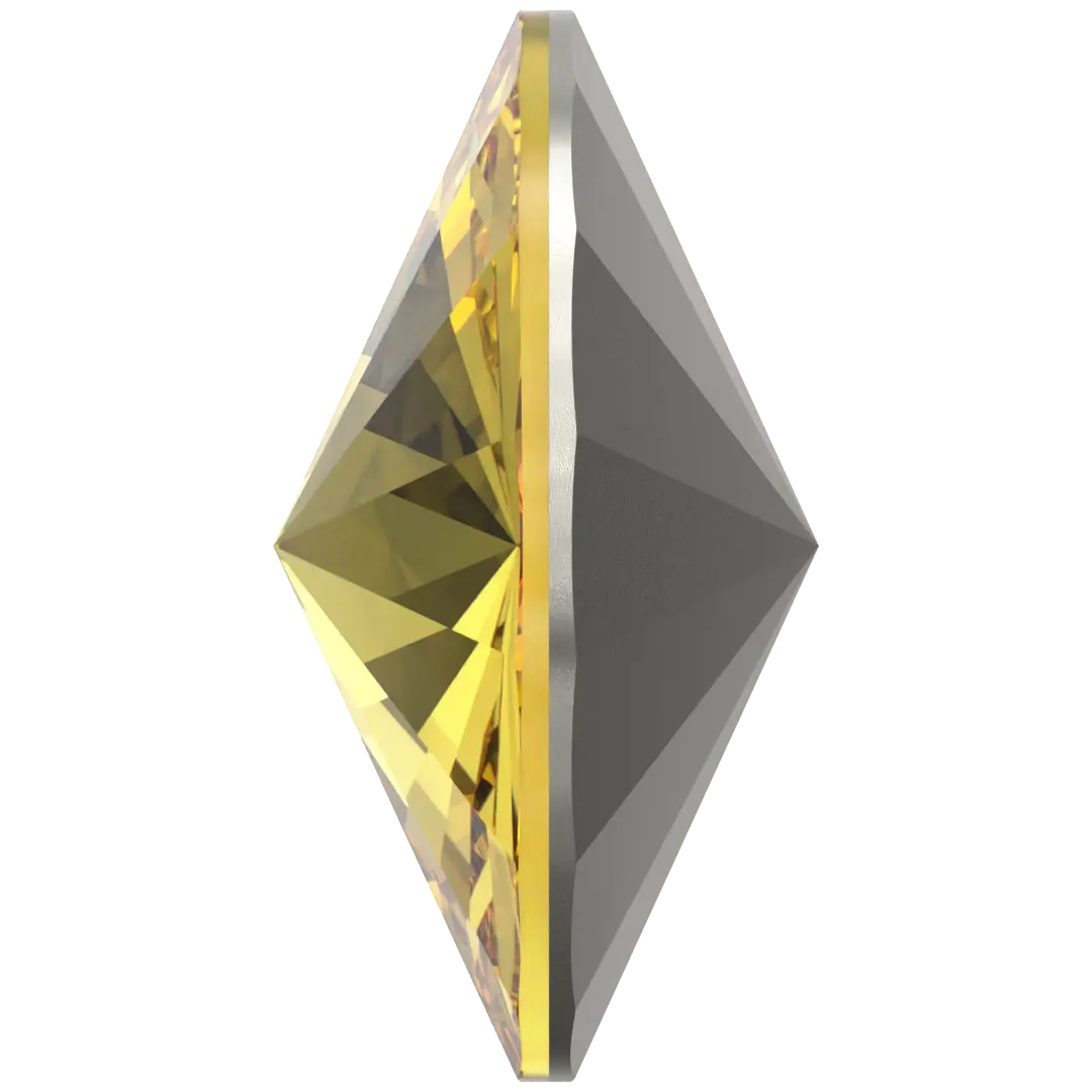 Swarovski Chatons Round Stones Rivoli (1122) Light Topaz - Bluestreak Crystals