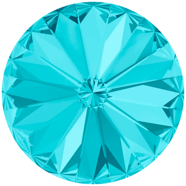 Swarovski Chatons Round Stones Rivoli (1122) Light Turquoise - Bluestreak Crystals