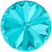 Swarovski Chatons Round Stones Rivoli (1122) Light Turquoise - Bluestreak Crystals
