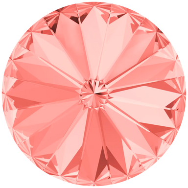Serinity Chatons Round Stones Rivoli (1122) Rose Peach - Bluestreak Crystals