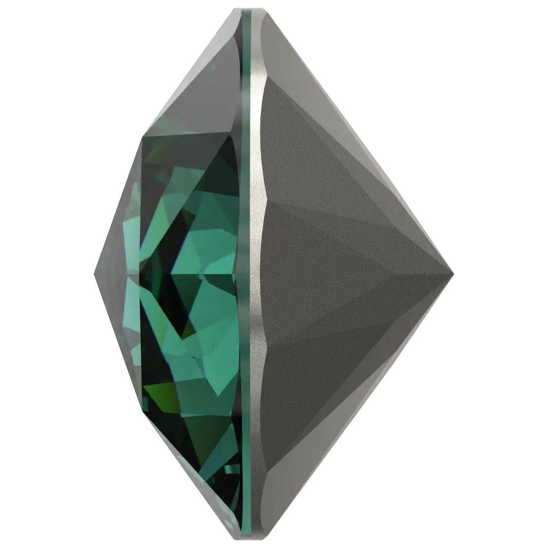 Serinity Chatons Round Stones Rose Cut (1401) Emerald - Bluestreak Crystals