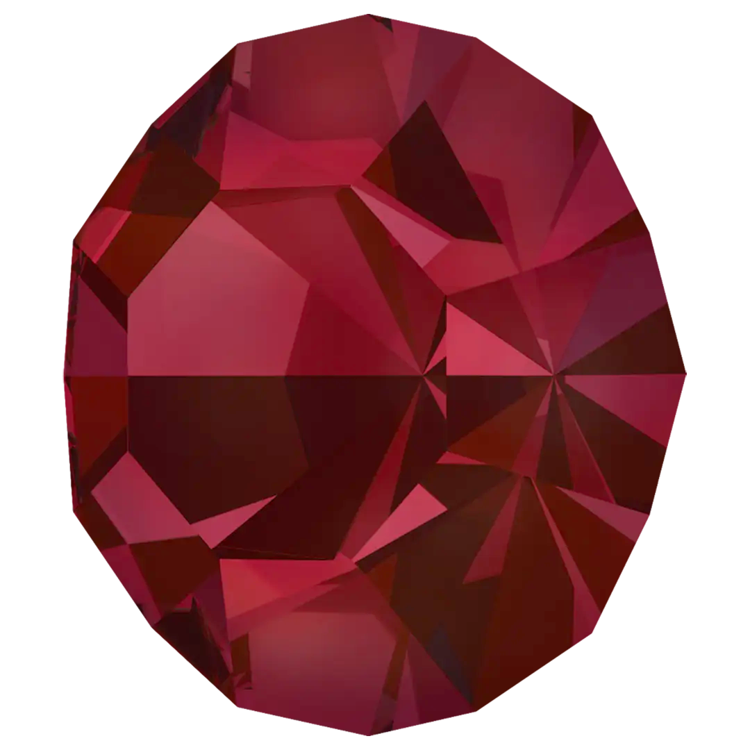 Serinity Chatons Round Stones Small (1100) Scarlet - Bluestreak Crystals