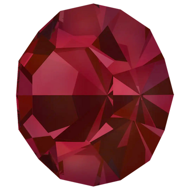 Serinity Chatons Round Stones Small (1100) Scarlet - Bluestreak Crystals