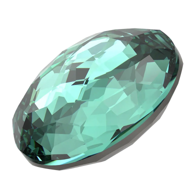 Serinity Chatons Round Stones Thin (1383) Caribbean Green - Bluestreak Crystals