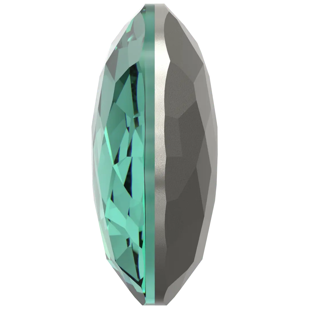 Serinity Chatons Round Stones Thin (1383) Caribbean Green - Bluestreak Crystals