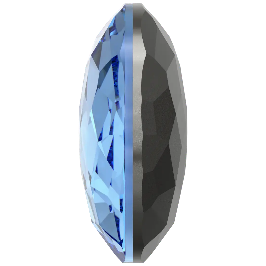 Serinity Chatons Round Stones Thin (1383) Cool Blue - Bluestreak Crystals