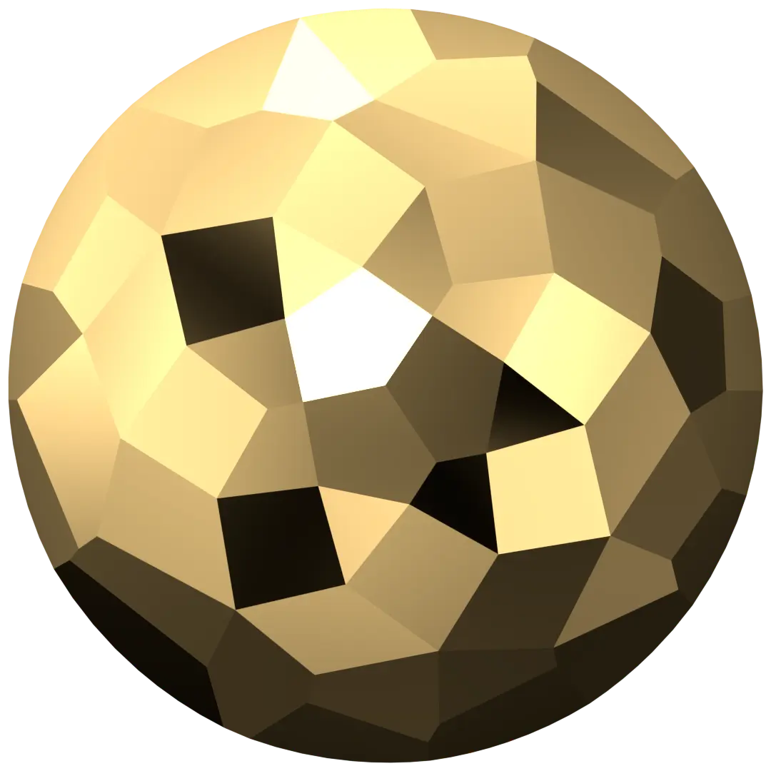 Serinity Chatons Round Stones Thin (1383) Crystal Aurum - Bluestreak Crystals