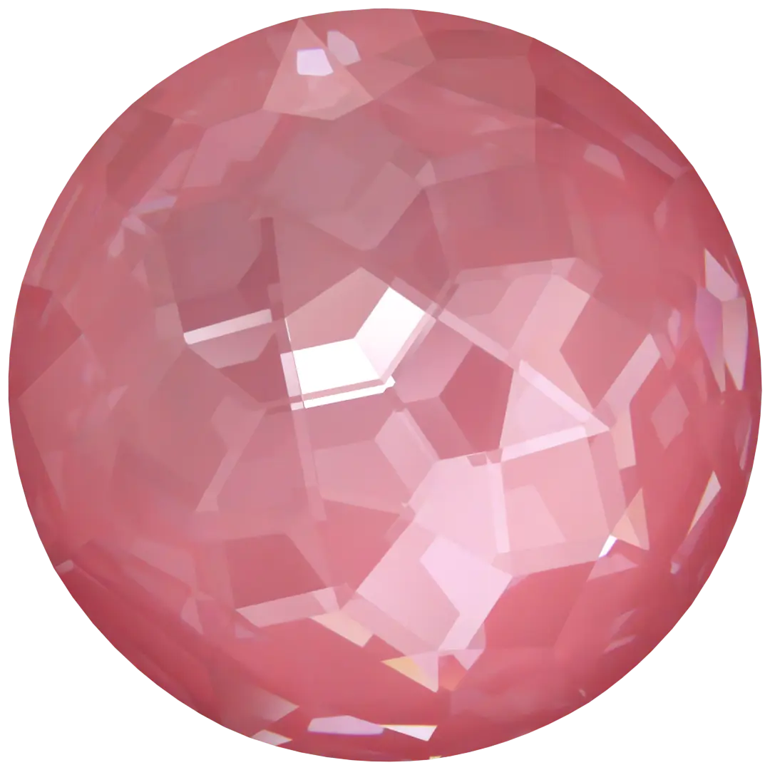 Serinity Chatons Round Stones Thin (1383) Crystal Dahlia Ignite UNFOILED - Bluestreak Crystals