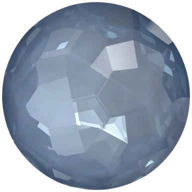 Serinity Chatons Round Stones Thin (1383) Crystal Denim Ignite UNFOILED - Bluestreak Crystals
