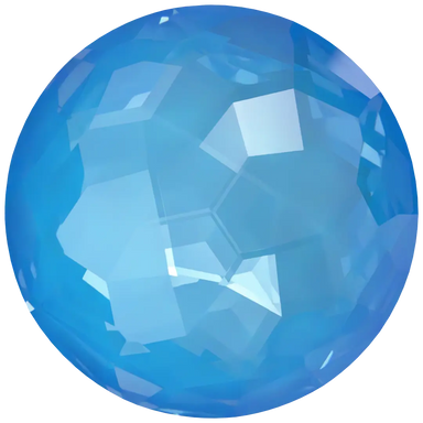 Serinity Chatons Round Stones Thin (1383) Crystal Electric Blue Ignite UNFOILED - Bluestreak Crystals