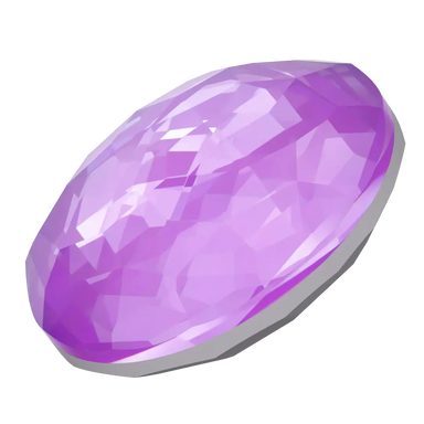 Serinity Chatons Round Stones Thin (1383) Crystal Electric Violet Ignite UNFOILED - Bluestreak Crystals