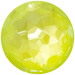 Serinity Chatons Round Stones Thin (1383) Crystal Electric Yellow Ignite UNFOILED - Bluestreak Crystals