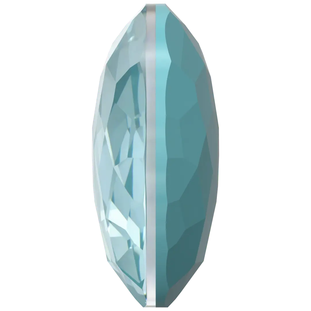 Serinity Chatons Round Stones Thin (1383) Crystal Paradise Blue Lux - Bluestreak Crystals