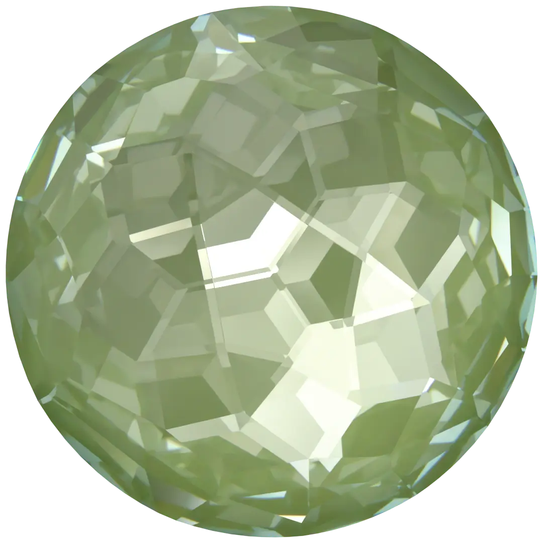 Serinity Chatons Round Stones Thin (1383) Crystal Paradise Green Lux - Bluestreak Crystals