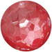 Serinity Chatons Round Stones Thin (1383) Crystal Poppy Red Ignite UNFOILED - Bluestreak Crystals