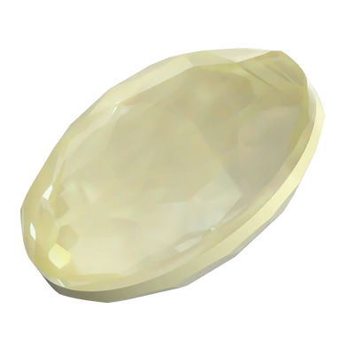 Serinity Chatons Round Stones Thin (1383) Crystal Soft Yellow Ignite - Bluestreak Crystals