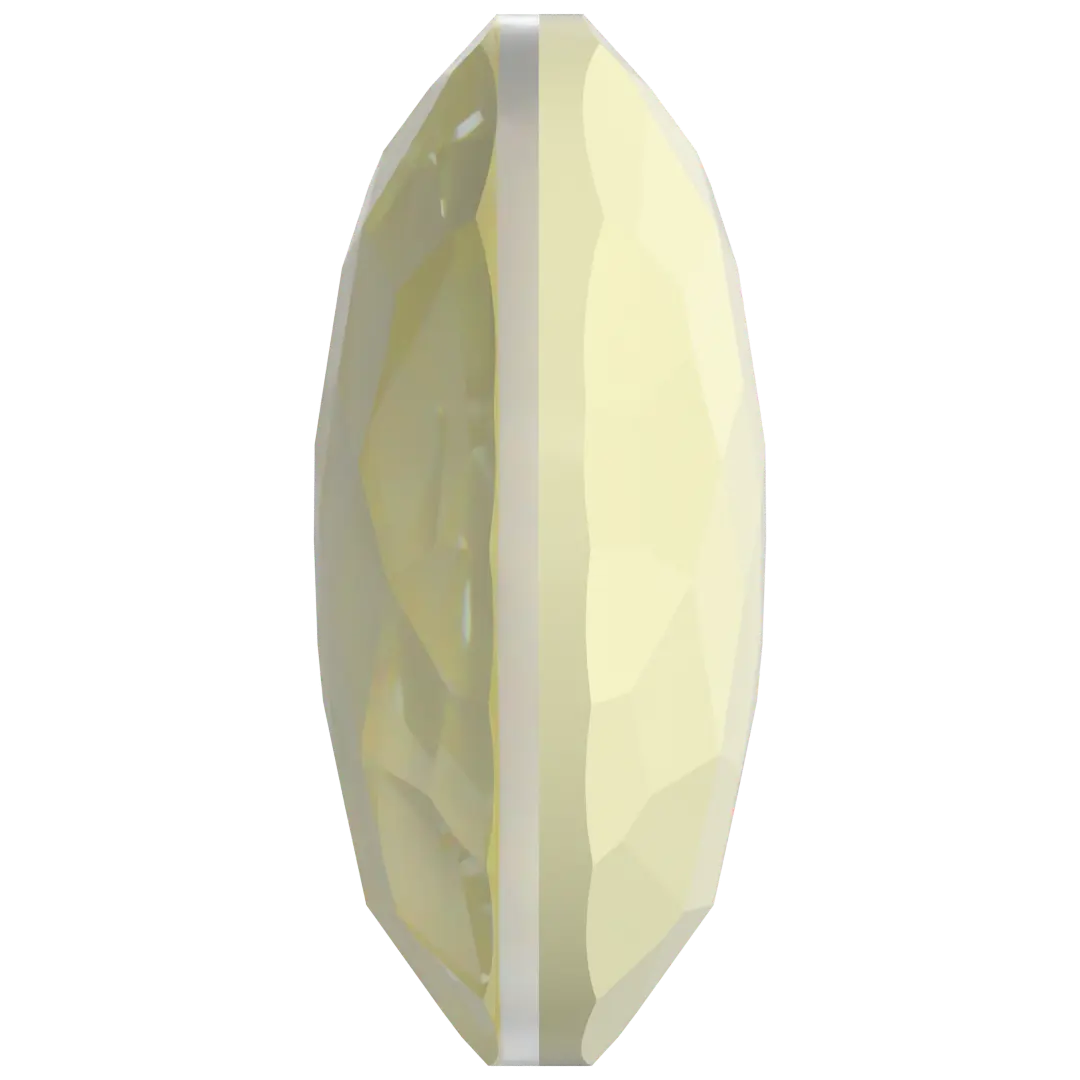 Serinity Chatons Round Stones Thin (1383) Crystal Soft Yellow Ignite - Bluestreak Crystals