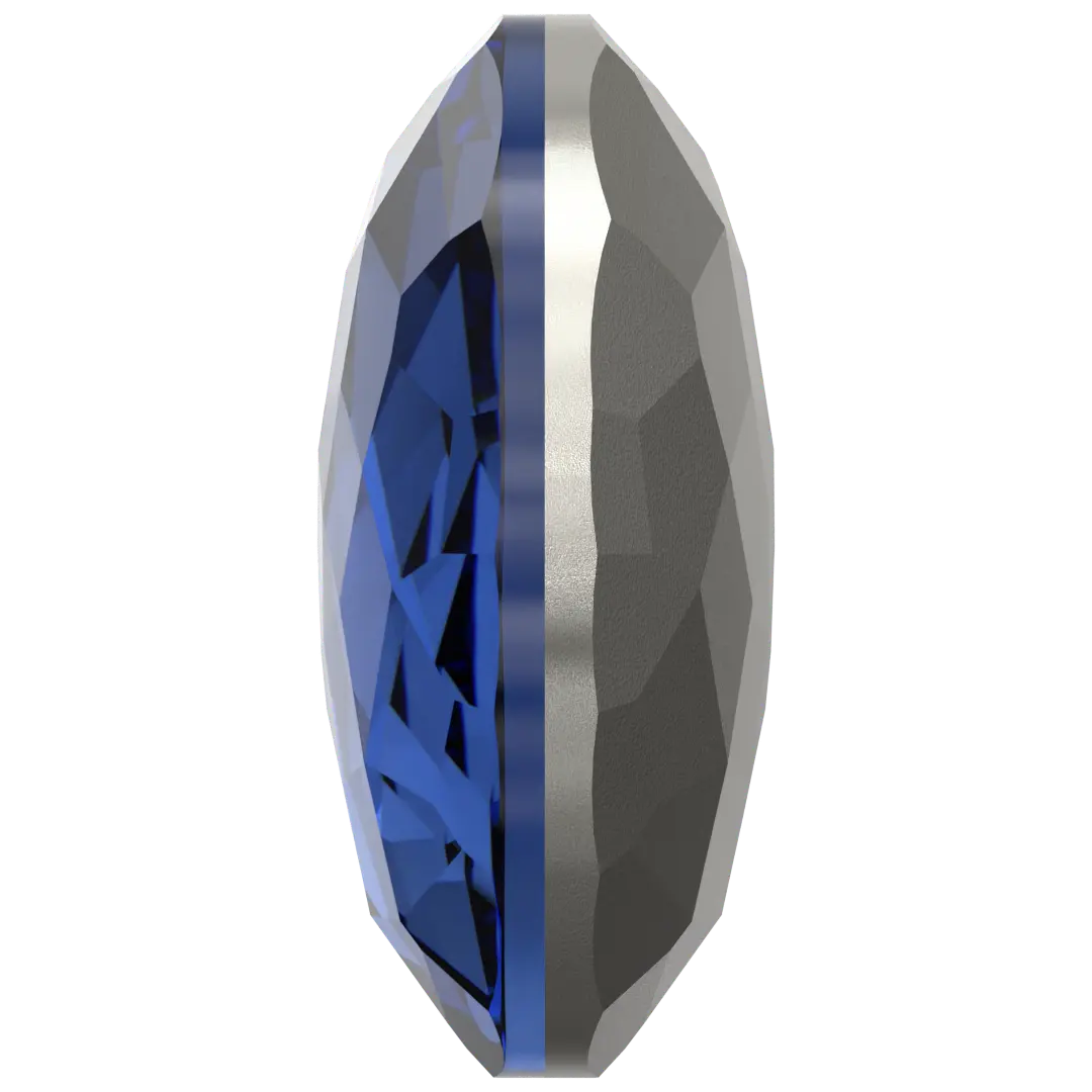 Serinity Chatons Round Stones Thin (1383) Dark Sapphire - Bluestreak Crystals