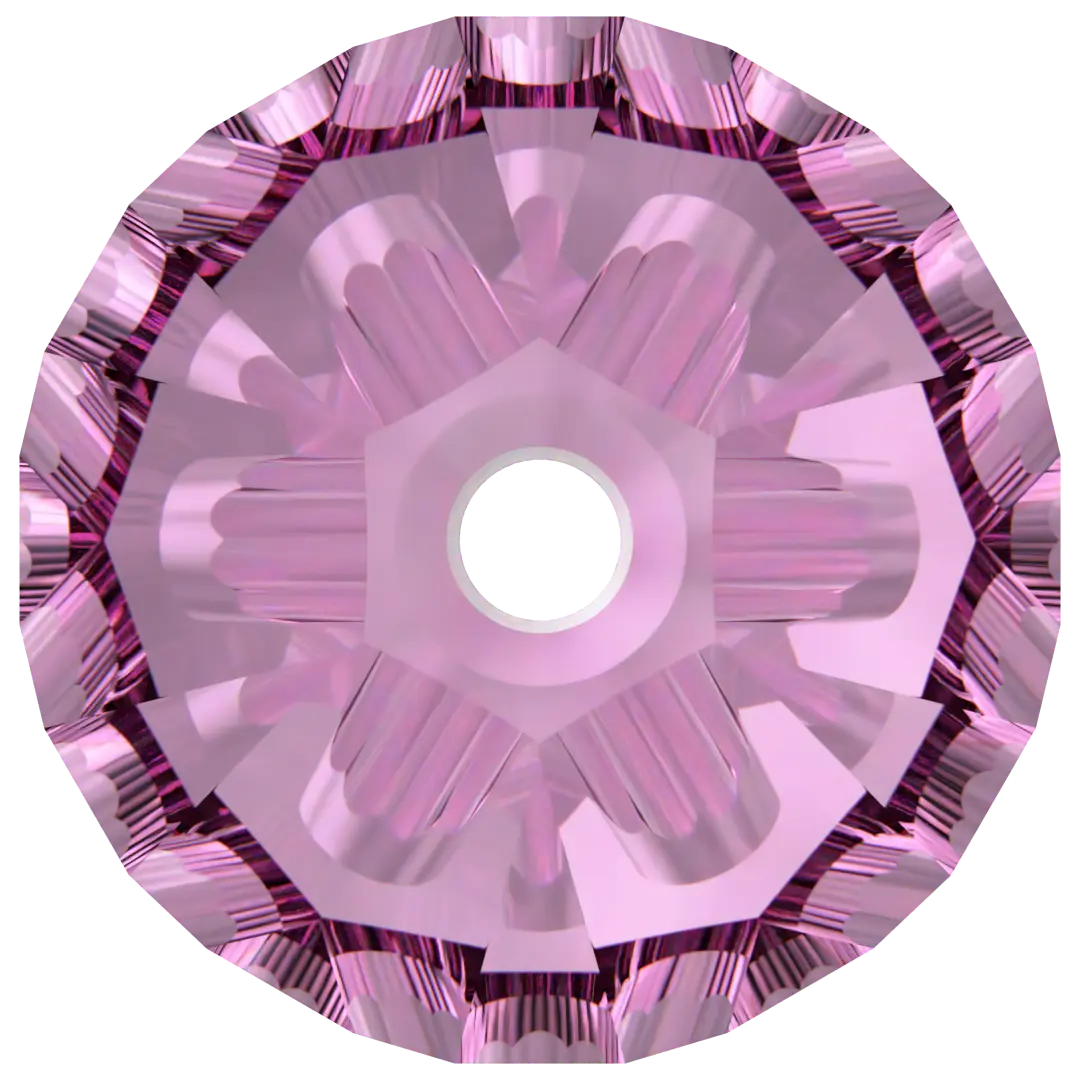 Serinity Crystal Beads Bicone (5328) Dark Rose - Bluestreak Crystals