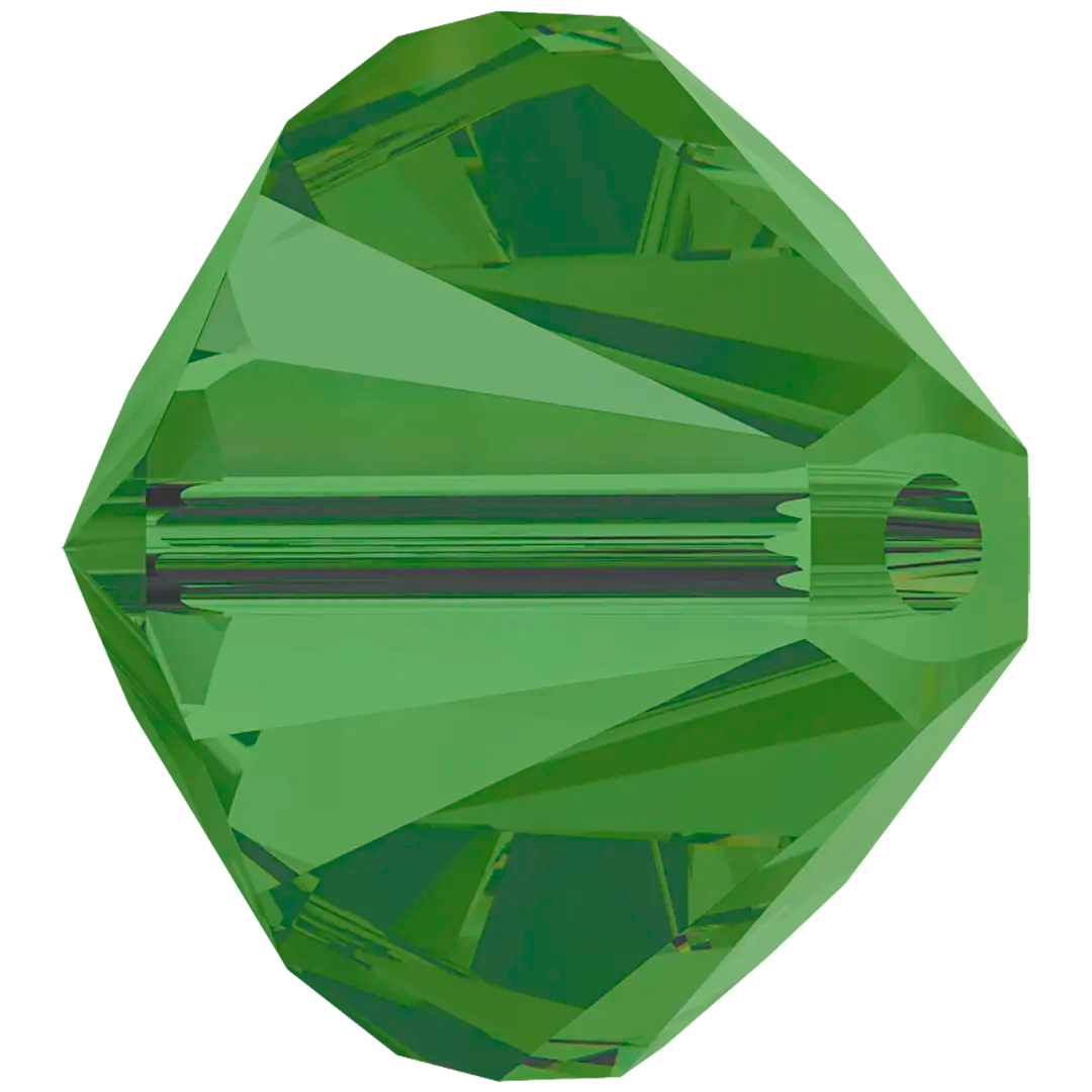 Serinity Crystal Beads Bicone (5328) Fern Green - Bluestreak Crystals