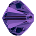 Serinity Crystal Beads Bicone (5328) Purple Velvet - Bluestreak Crystals