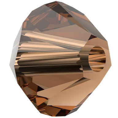 Serinity Crystal Beads Bicone (5328) Smoked Topaz - Bluestreak Crystals