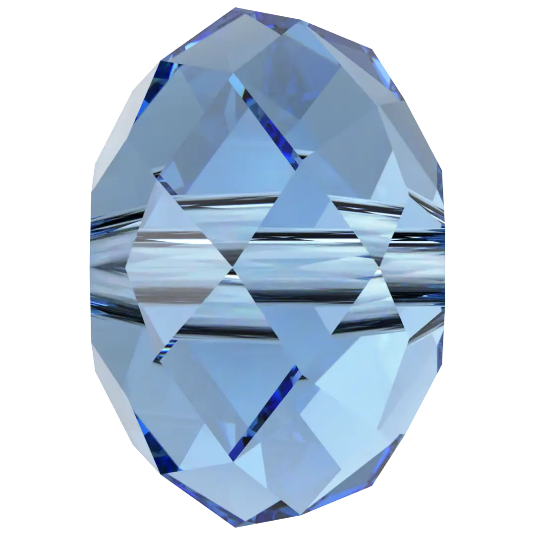 Serinity Crystal Beads Briolette (5040) Cool Blue - Bluestreak Crystals