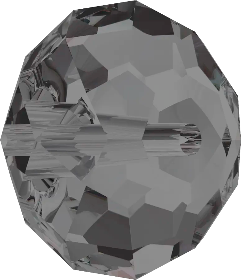 Serinity Crystal Beads Briolette (5040) Crystal Silver Night - Bluestreak Crystals