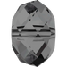 Serinity Crystal Beads Briolette (5040) Crystal Silver Night - Bluestreak Crystals