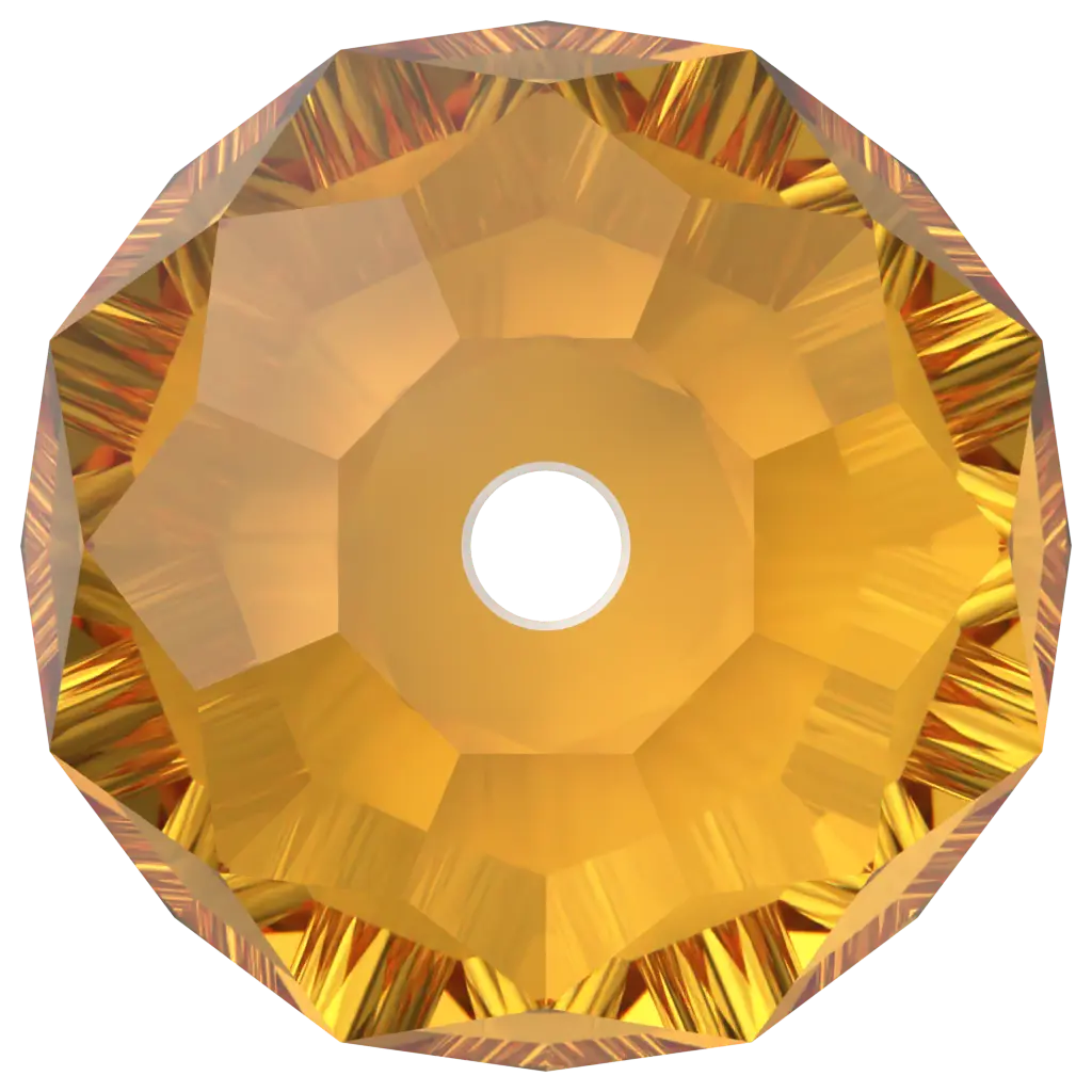 Serinity Crystal Beads Briolette (5040) Dark Orange - Bluestreak Crystals