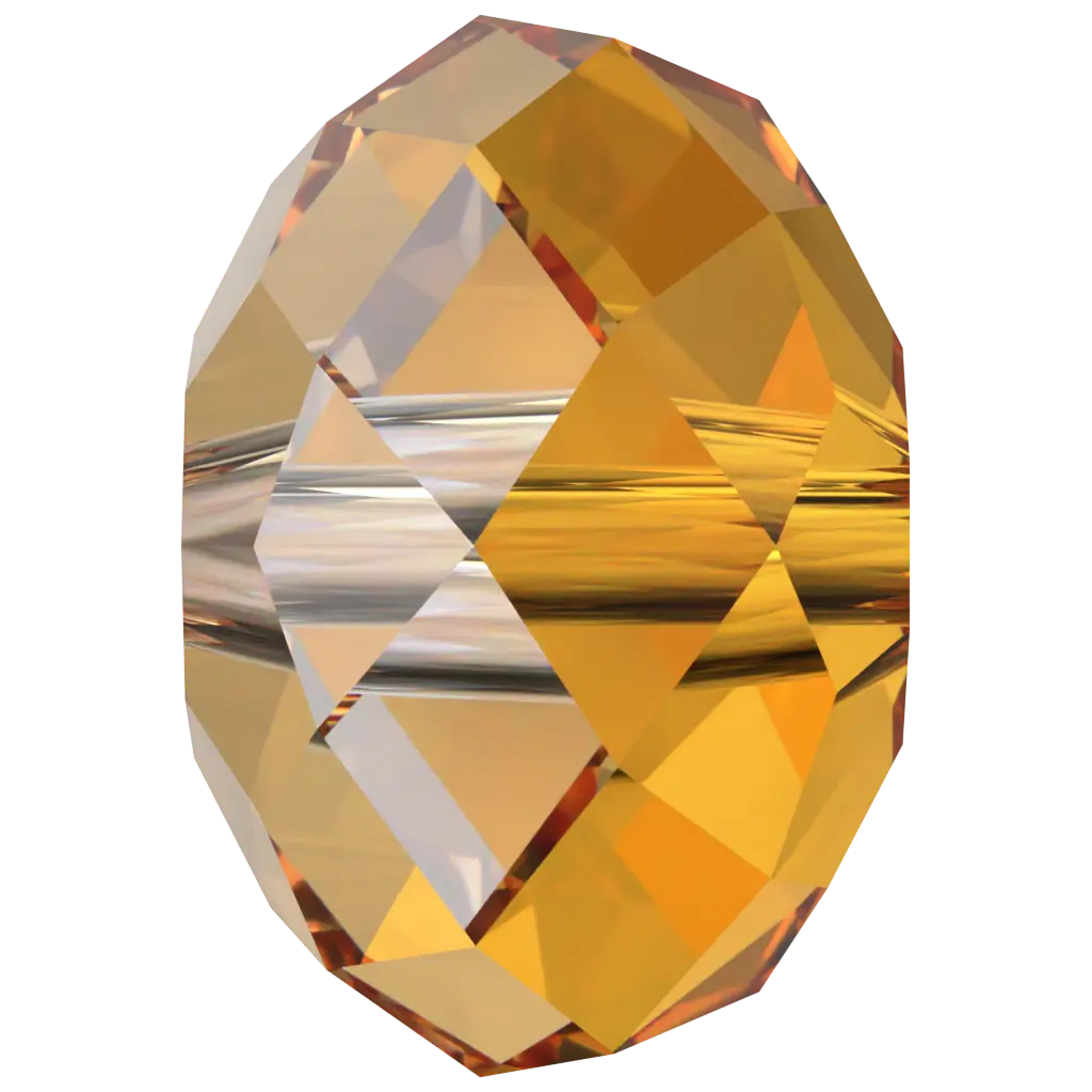 Serinity Crystal Beads Briolette (5040) Dark Orange - Bluestreak Crystals