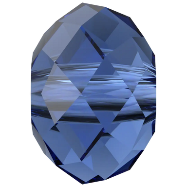 Serinity Crystal Beads Briolette (5040) Dark Sapphire - Bluestreak Crystals