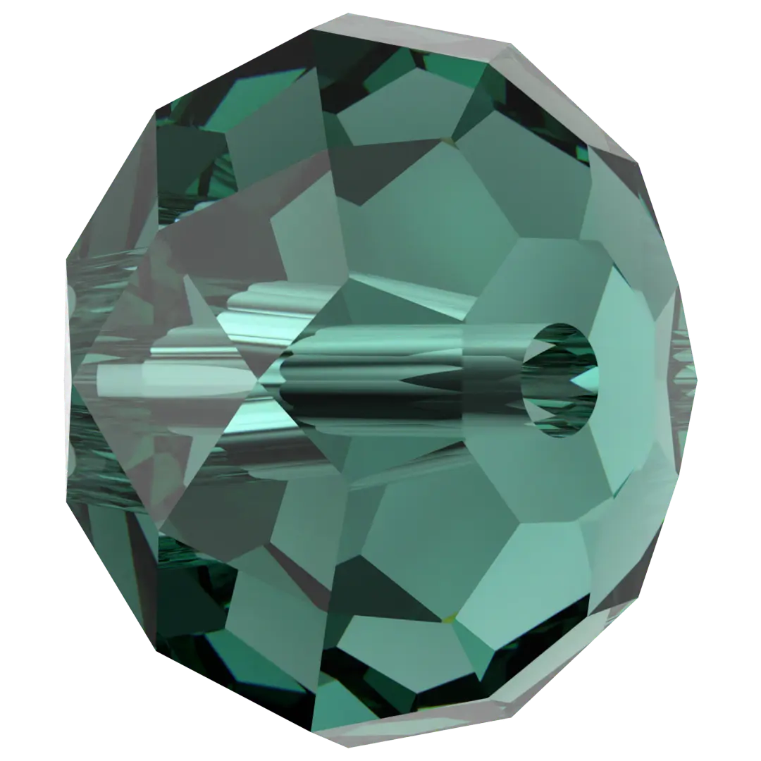 Serinity Crystal Beads Briolette (5040) Emerald - Bluestreak Crystals