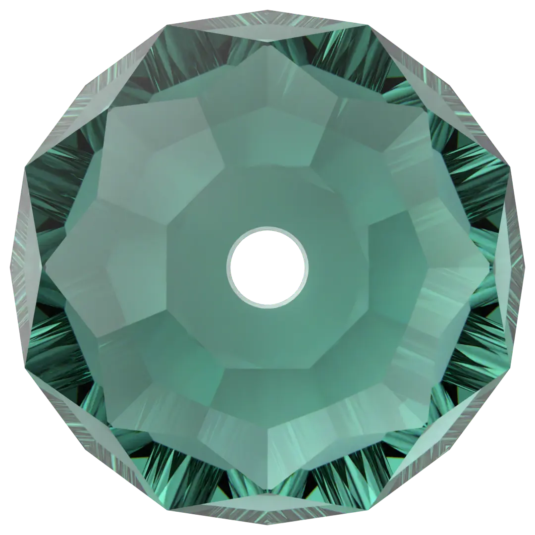 Serinity Crystal Beads Briolette (5040) Emerald - Bluestreak Crystals