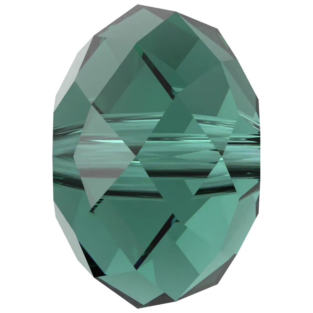 Serinity Crystal Beads Briolette (5040) Emerald - Bluestreak Crystals