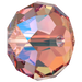 Serinity Crystal Beads Briolette (5040) Light Rose Shimmer 2X - Bluestreak Crystals