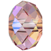 Serinity Crystal Beads Briolette (5040) Light Rose Shimmer 2X - Bluestreak Crystals