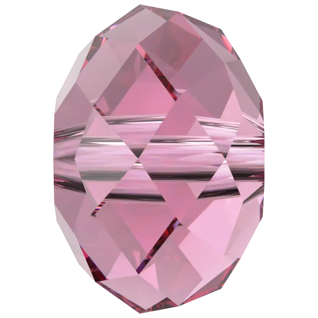 Serinity Crystal Beads Briolette (5040) Rose - Bluestreak Crystals